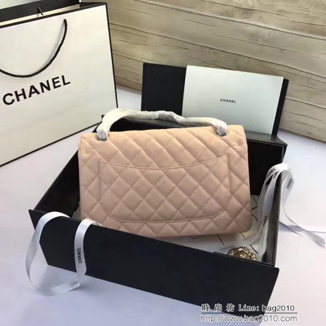 香奈兒CHANEL 升級版A1113全新經典小羊皮金銀鏈條單肩斜挎包 DSC1724